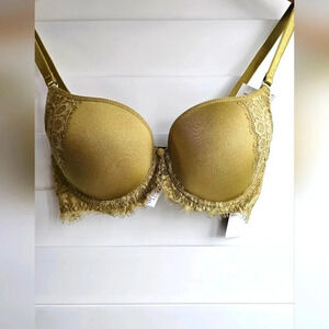 LINGaDORE Olive Bra  Lace Padded Runway Collection size 85C 32B